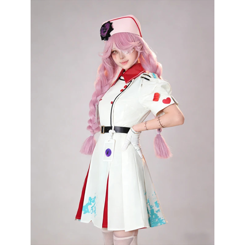 Party Games Eggy - A;3\v,7'd/Gra Eggy Heather Stroje Cosplay Biały