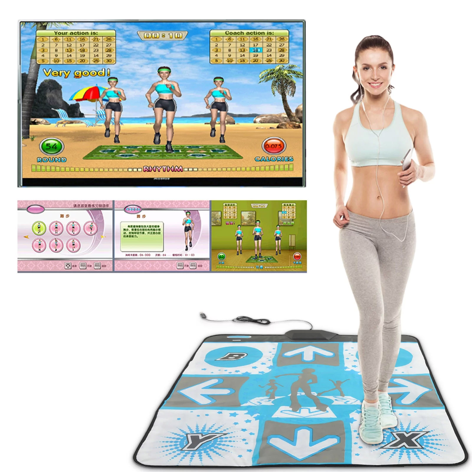Party Games Nintendo - Antypoślizgowa mata do tańca na imprezę