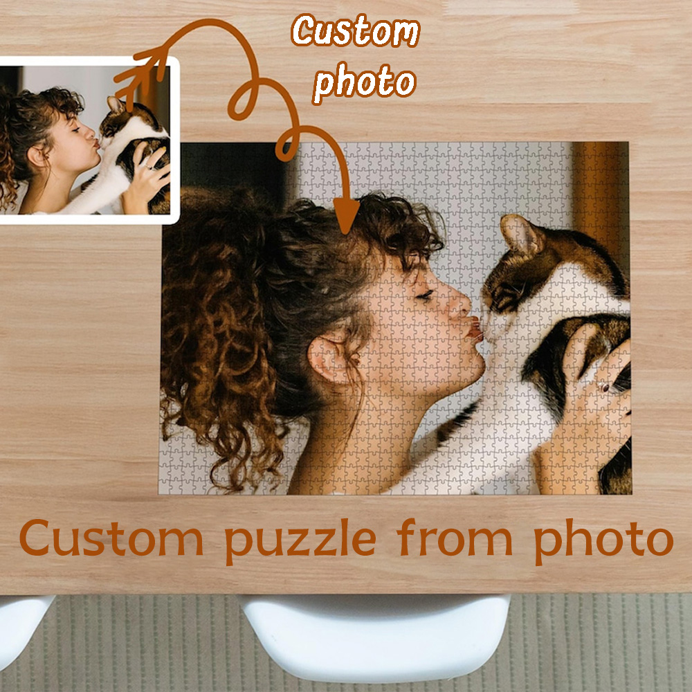 Party Games Graduation - Spersonalizowane drewniane puzzle ze zdjęciem 35/300/500/1000