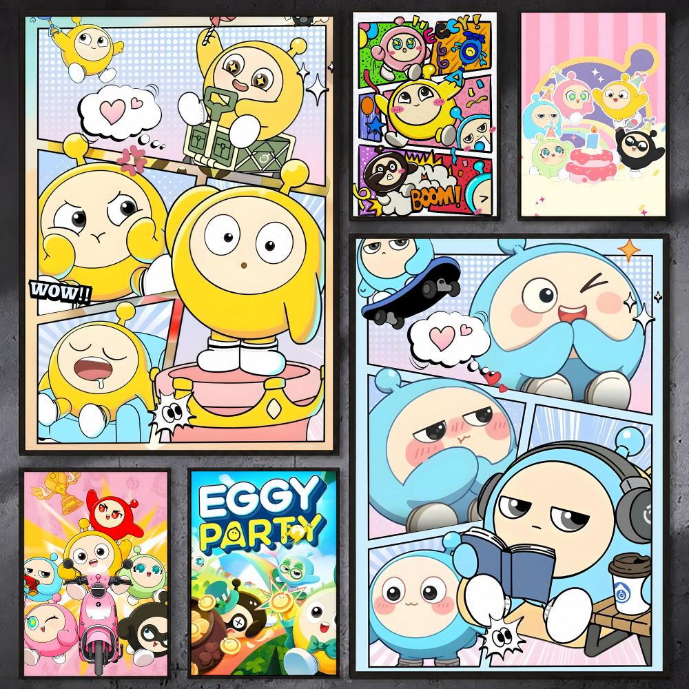 Plakat z grą Eggy Party w jako – Party Games Eggy recenzja i cena