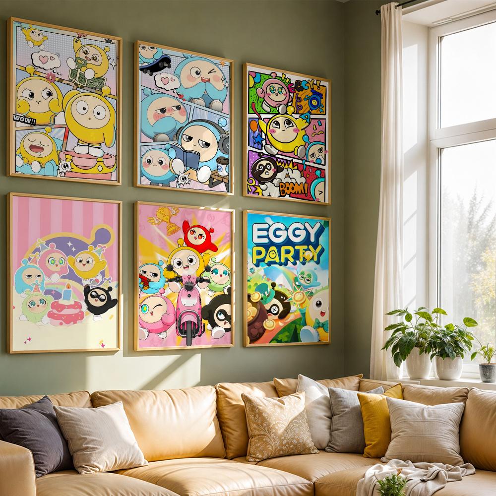 Plakat z grą Eggy Party w jako – Party Games Eggy recenzja i cena