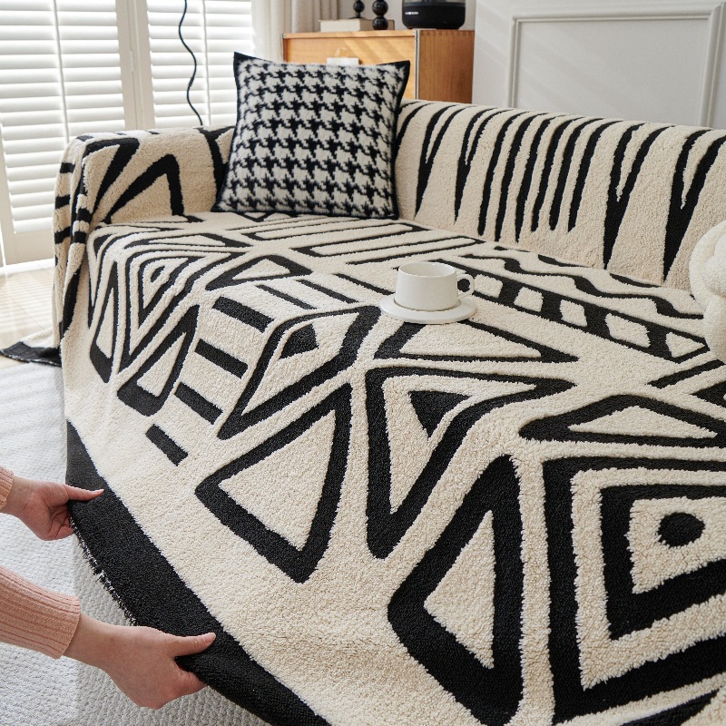 Polar Fleece Plush Sofa Cover  – Washer Toss Set recenzja i cena