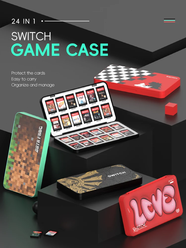 DATA FROG Etui na 24 karty do  – Party Games Nintendo recenzja i cena